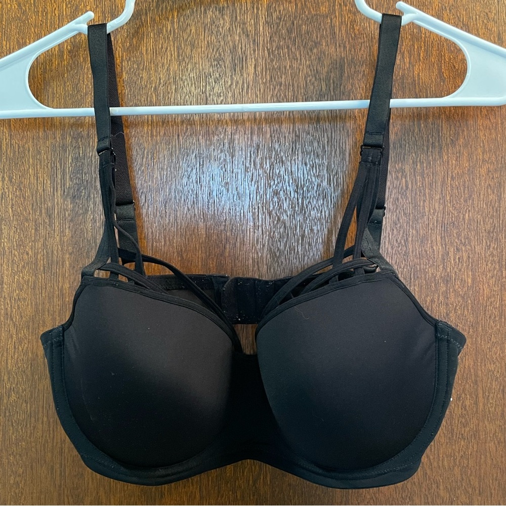 Marlies Dekkers Signature Dame de Paris Padded Balcony Bra in Black, US 34D
